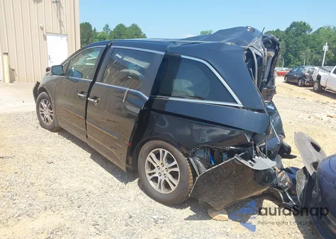 2012 Honda Odyssey Ex-L из США, поврежденный, VIN 5FNRL5H67CB070305